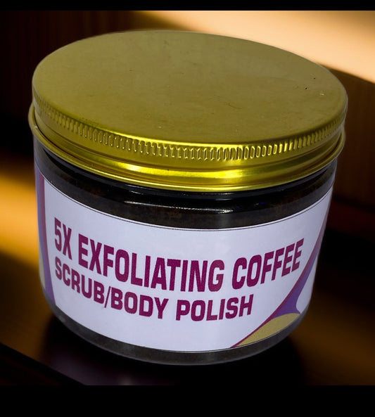 5X Exfoliating Coffee Scrub/Body Polish